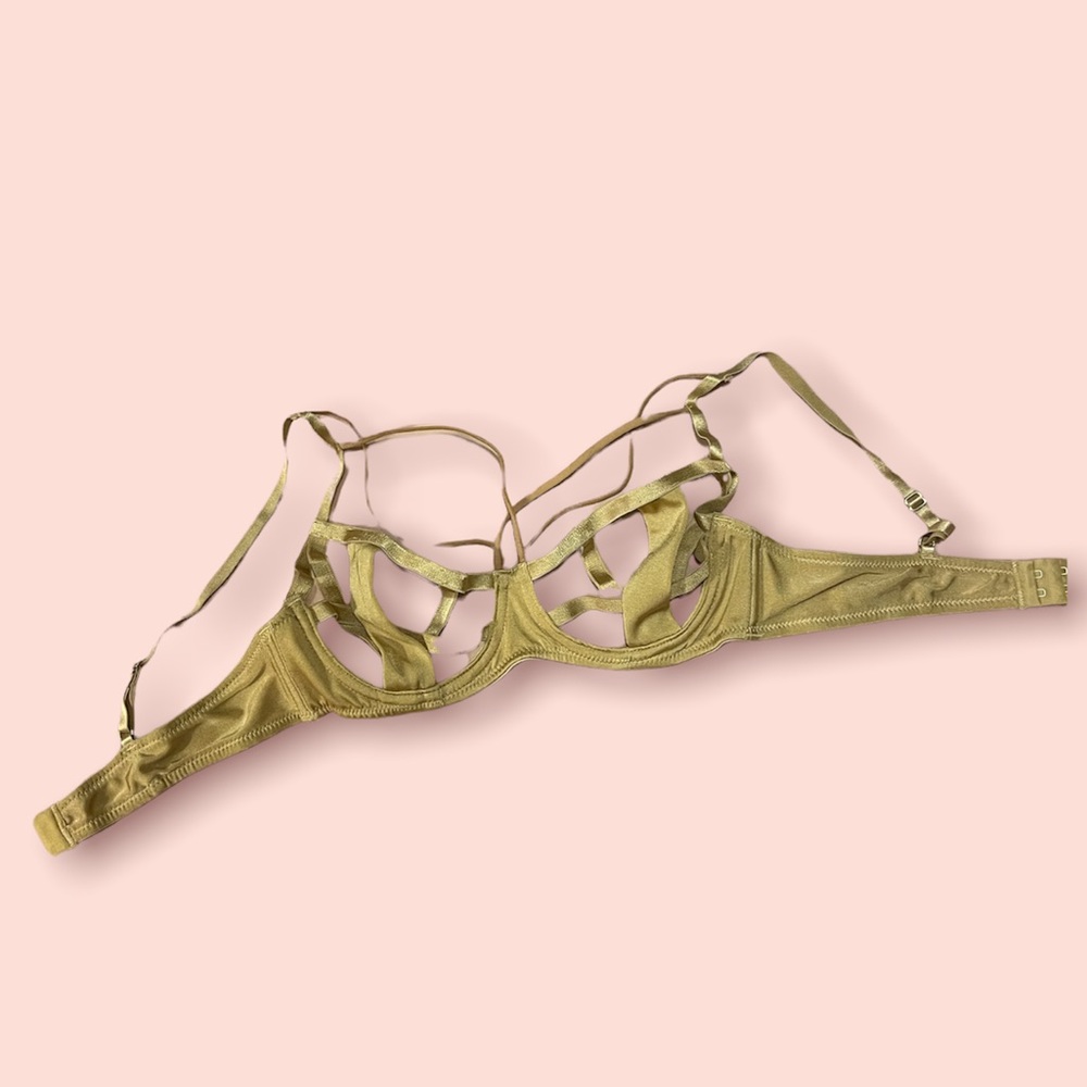 ASOS Cage Bra in Nude